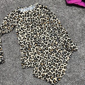 Posh Peanut Leopard Print Kids Pajamas